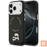 Citas preces Karl Lagerfeld  Karl Lagerfeld Karl & Choupette Pins MagSafe Case for iPhone 17 Pro - Black 