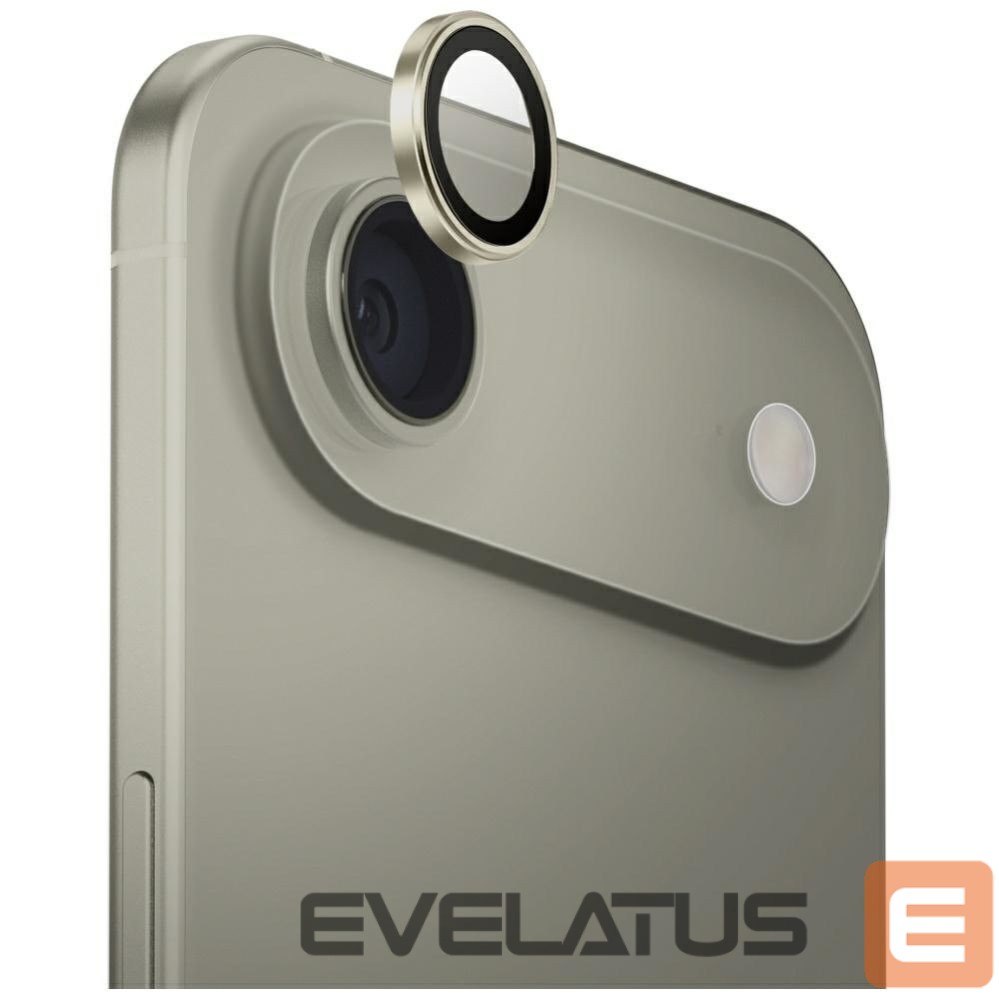 Citas preces UNIQ Uniq Optix Aluminum Camera Lens Protector for iPhone Air with Applicator - Gold