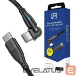 Citas preces 3MK  3mk Hyper Cable 3mk Hyper Cable N-SERIES USB-C / USB-C 2m 20V/3A 60W / black 