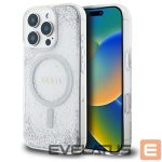 Citas preces Guess  Guess Resin Gradient Glitter MagSafe case for iPhone 16 Pro - silver 