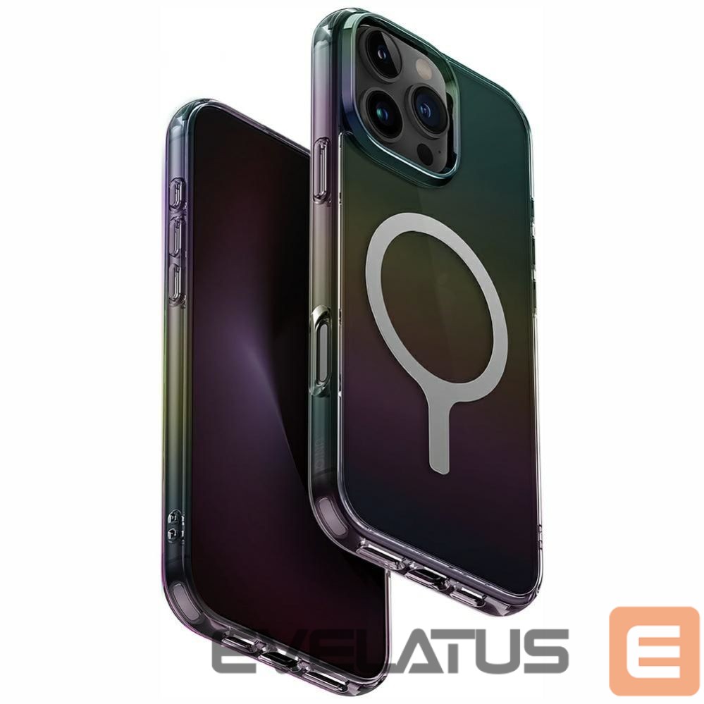 Citas preces UNIQ Uniq Iridescia Magclick Charging Case for iPhone 16 Pro Max - Black