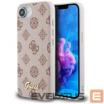 Citas preces Guess  Guess Peony Script Logo MagSafe iPhone 16e Case - Brown 