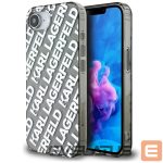 Citas preces Karl Lagerfeld  Karl Lagerfeld IML Repeat Logo case for iPhone 16e - silver 