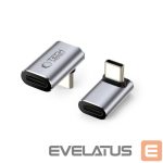 Citas preces Tech-Protect  Tech-Protect Ultraboost AA02 USB-C Angled Adapter - Gray 