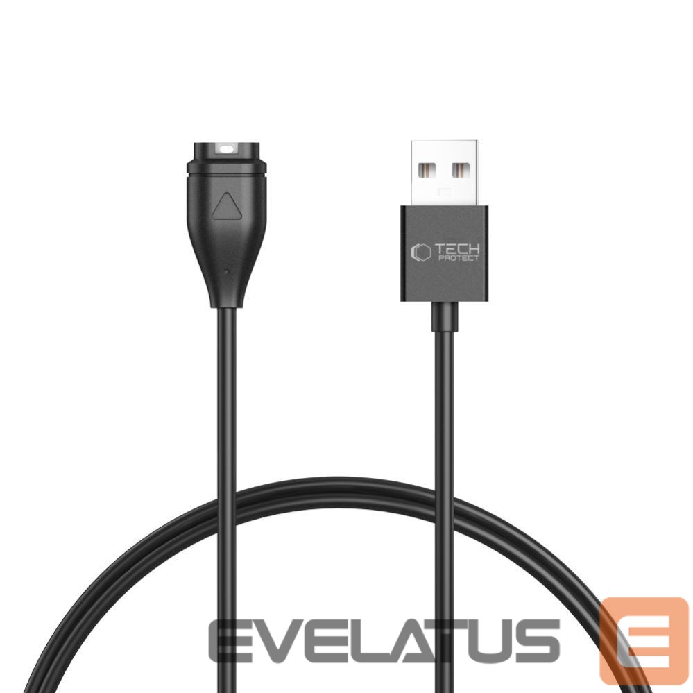 Citas preces Tech-Protect Tech-Protect MC04 UltraBoost USB-A Cable for Garmin Watch 1m - Black