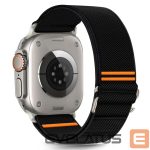 Citas preces Tech-Protect  Tech-Protect Nylon Slip Strap for Apple Watch 44 / 45 / 46 / 49 mm - Black 
