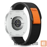Citas preces Tech-Protect  Tech-Protect Nylon Stripe Strap for Samsung Galaxy Watch 40/44/46 mm - Black and Orange 