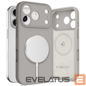 Citas preces Tech-Protect  Tech-Protect Silicone MagSafe Case for iPhone 17 Pro Max - Gray 