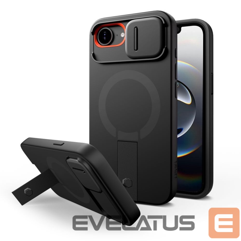 Citas preces Tech-Protect Tech-Protect Kevlar Aura MagSafe Case for iPhone 16e / 17e - Black