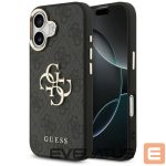 Citas preces Guess  Guess 4G Big 4G Classic Logo Case for iPhone 17 - Black and Gold 