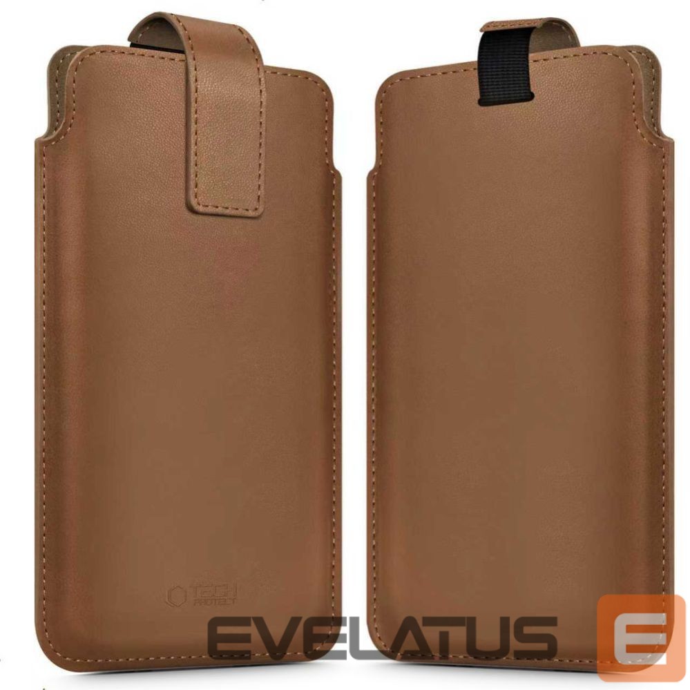 Citas preces Tech-Protect Tech-Protect SM65 case for 6.0-6.9" smartphones - brown