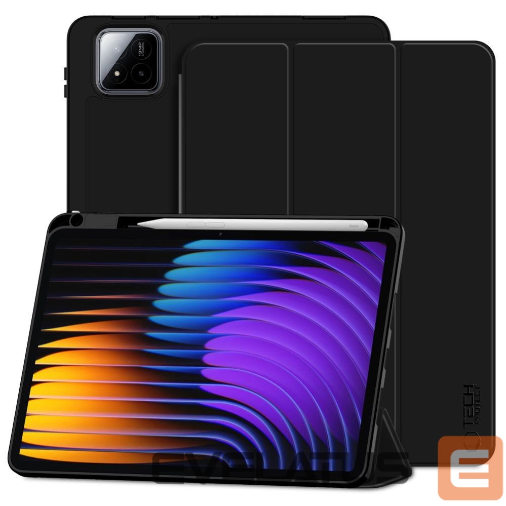 Citas preces Tech-Protect TechProtect SmartCase Pen case for Xiaomi Pad 7 / 7 Pro - black