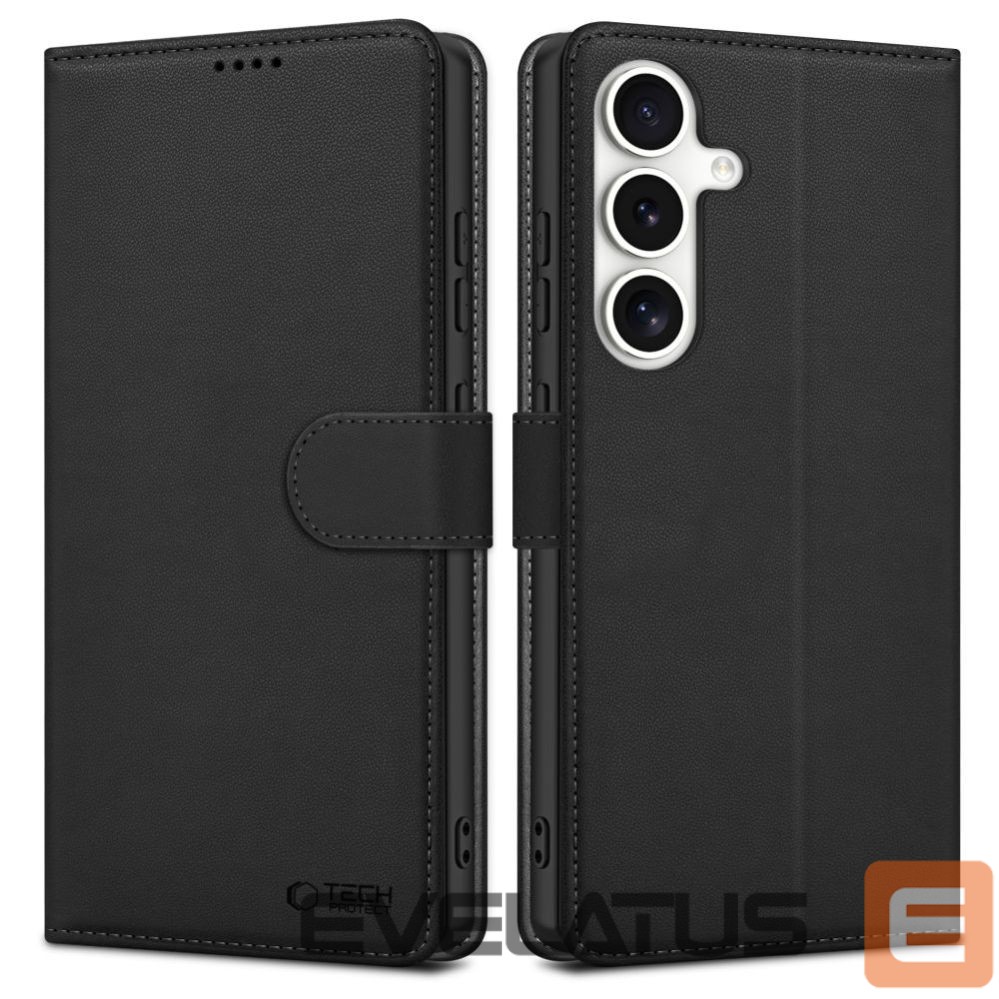 Citas preces Tech-Protect Tech-Protect Wallet Case for Samsung Galaxy S25 - Black