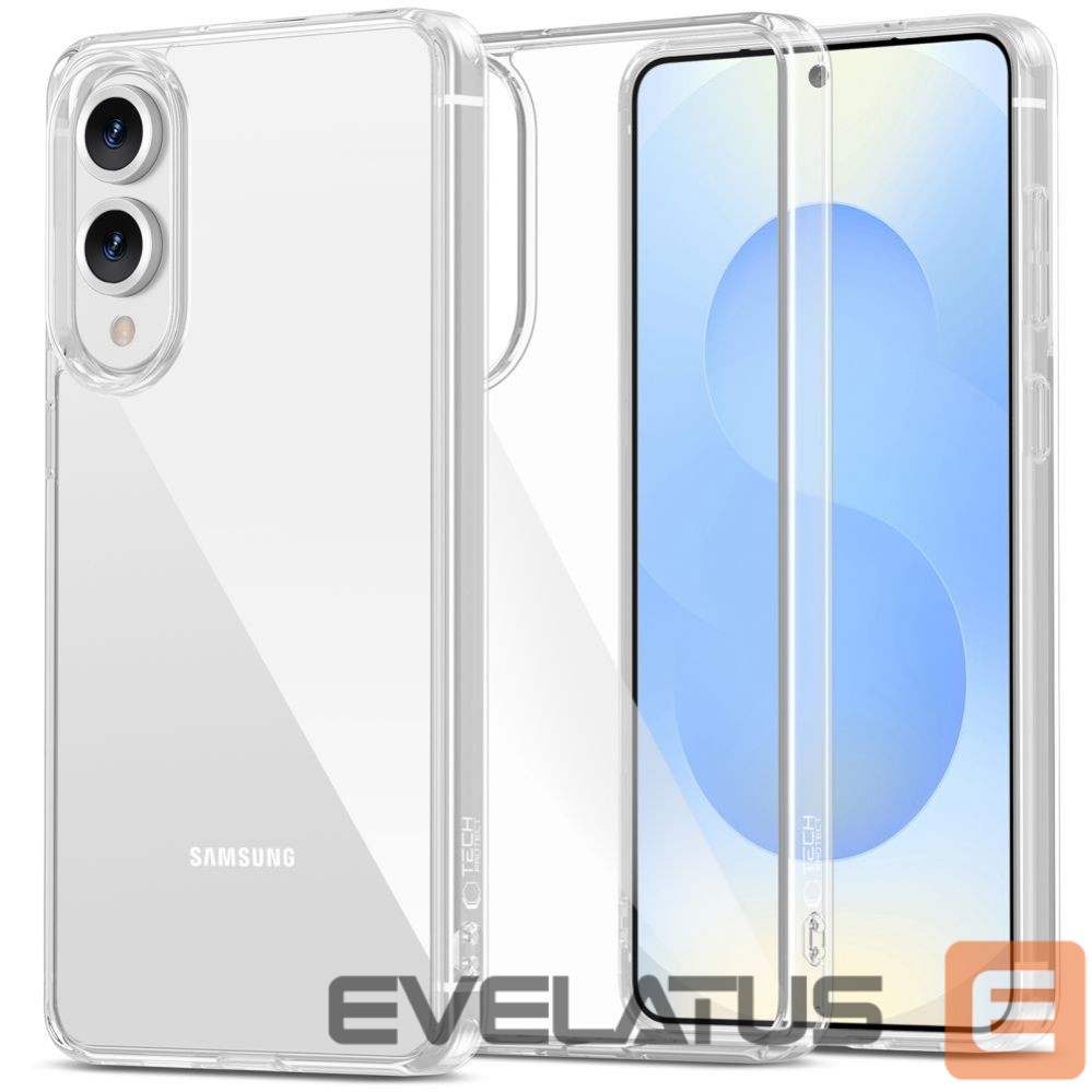 Citas preces Tech-Protect Tech-Protect FlexAir Hybrid Case for Samsung Galaxy S25 Edge - Clear