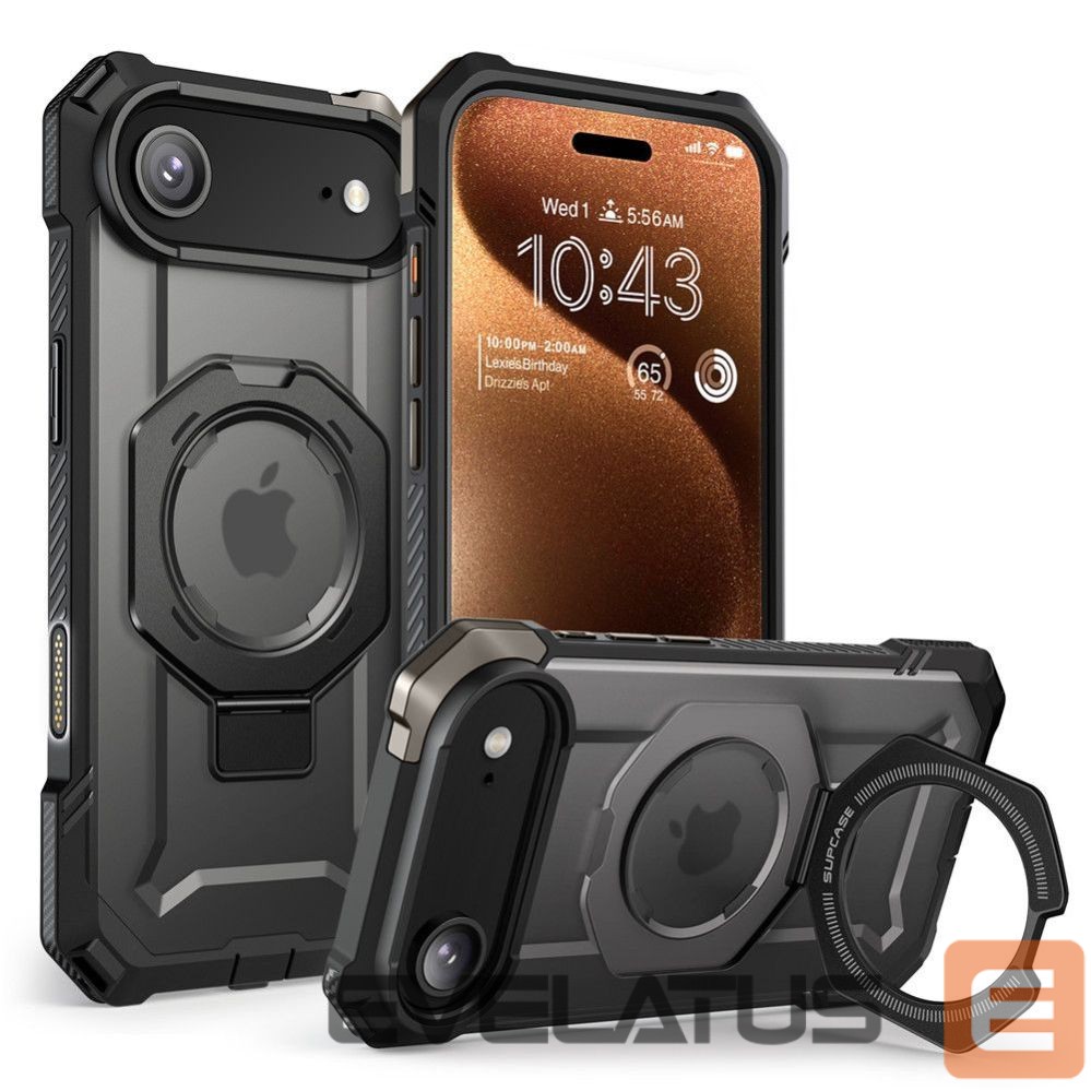 Citas preces Supcase Supcase UB Grip Mag MagSafe Case for iPhone 17 Air - Black