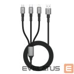 Citas preces Tech-Protect  Tech-Protect UltraBoost DNA 3in1 USB-C / Micro-USB / Lightning cable 120 cm - gray 