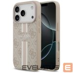 Citas preces Guess  Guess 4G Printed Stripes MagSafe Case for iPhone 17 Pro - Pink 