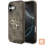 Citas preces Guess  Guess 4G Big Logo Case for iPhone 17 - Brown 