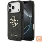 Citas preces Guess  Guess 4G Big Logo Case for iPhone 17 Pro - Black 