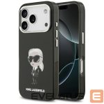 Citas preces Karl Lagerfeld  Karl Lagerfeld IML Aquarelle Karl & Logo MagSafe Case for iPhone 17 Pro - Black 