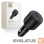 Citas preces Tech-Protect  CC04 3-port PD175W car charger - black 