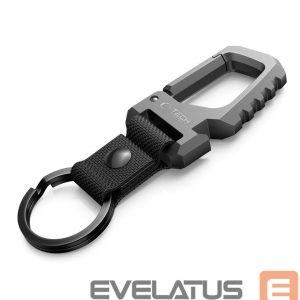 Citas preces Tech-Protect  Tech-Protect Slidelock Keychain - Black and Gray 