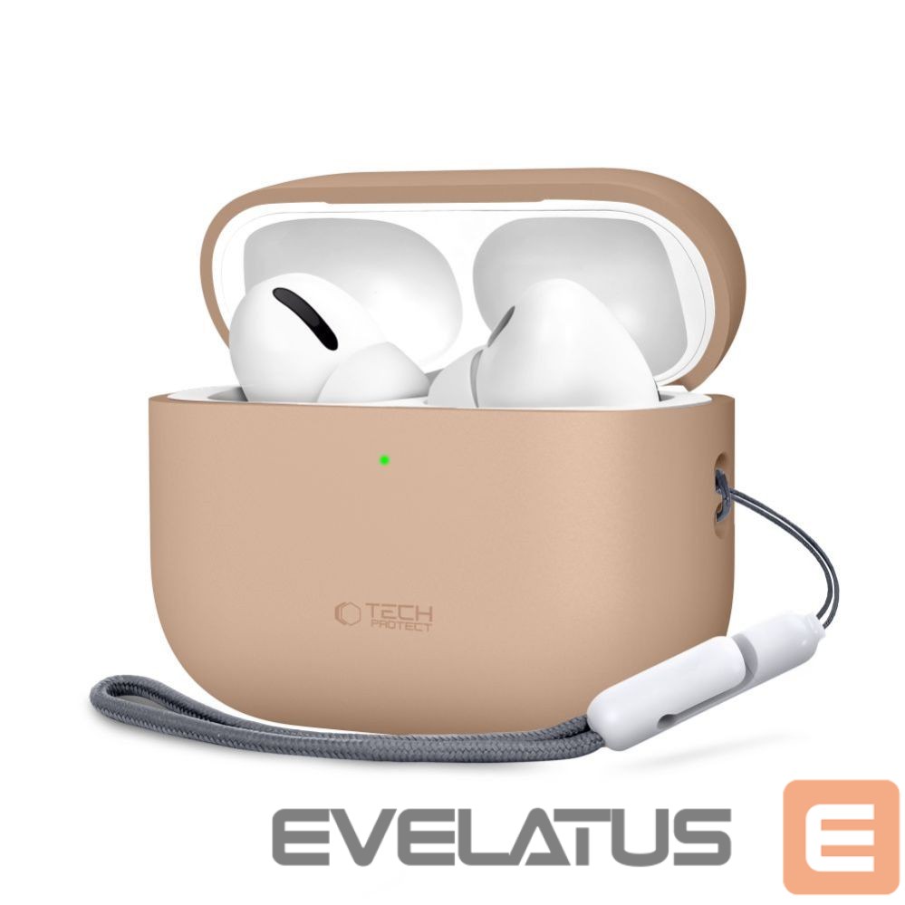 Citas preces Tech-Protect Tech-Protect Silicone Case for AirPods Pro 3 - Beige