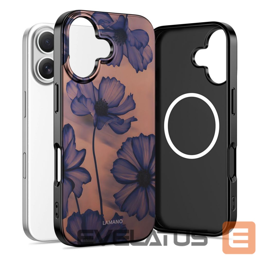 Citas preces Tech-Protect Tech-Protect Lamano MagSafe case for iPhone 17 - brown-purple