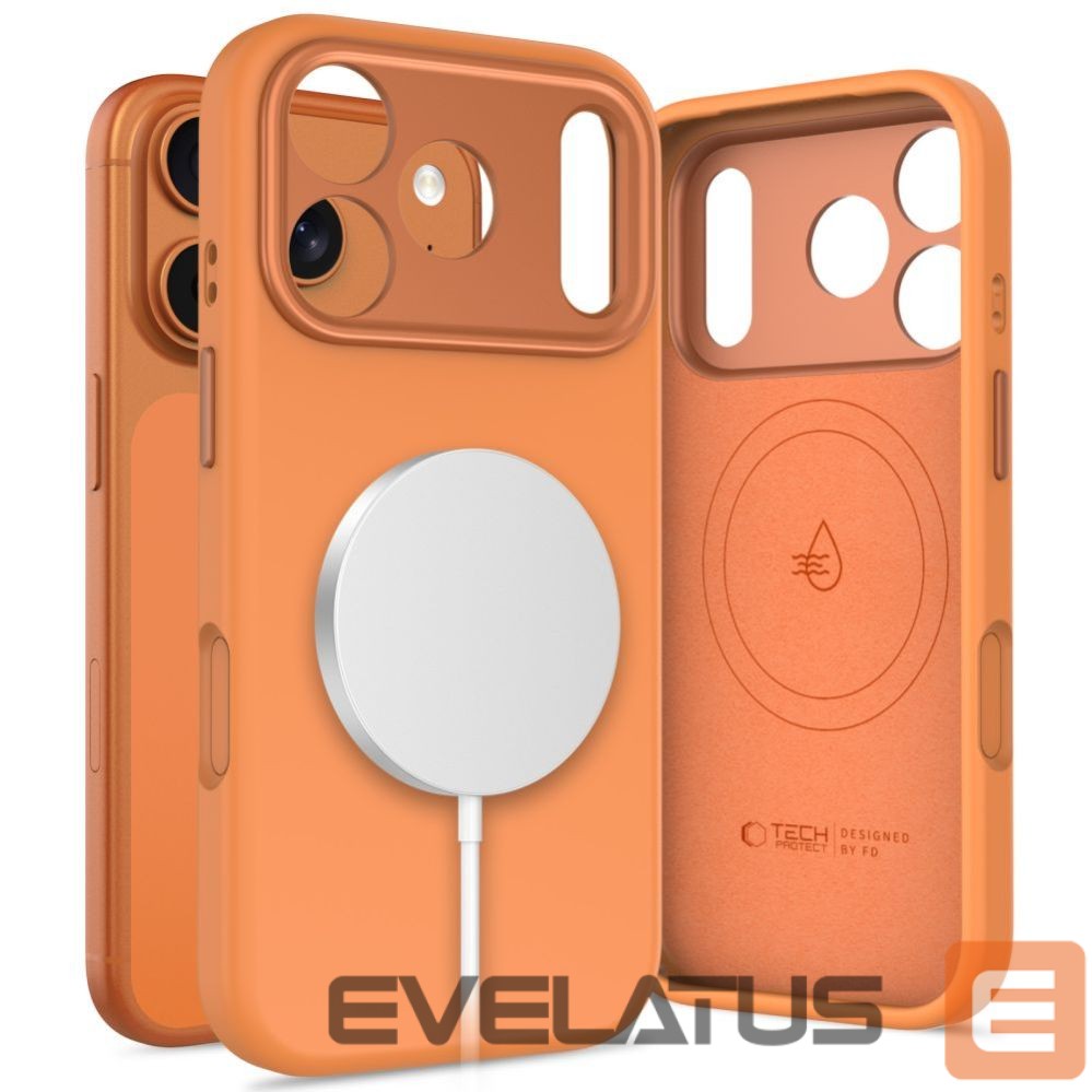 Citas preces Tech-Protect Tech-Protect Uniq MagSafe MagSafe case for iPhone 17 Pro - orange
