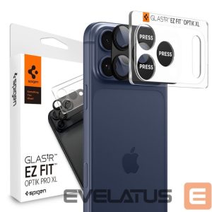 Citas preces Spigen  Spigen Optik Pro XL Camera Lens Glass for iPhone 17 Pro - Black 