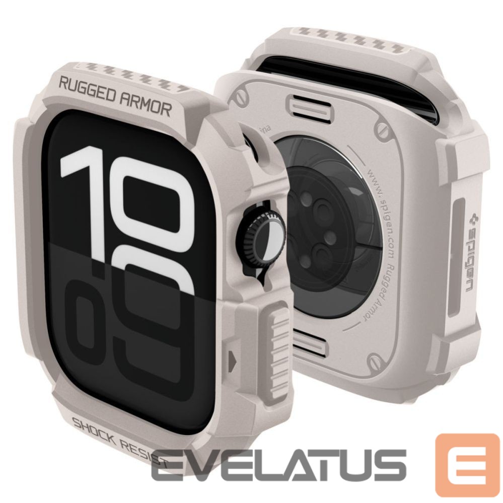 Citas preces Spigen Spigen Rugged Armor Case for Apple Watch 42mm - Beige