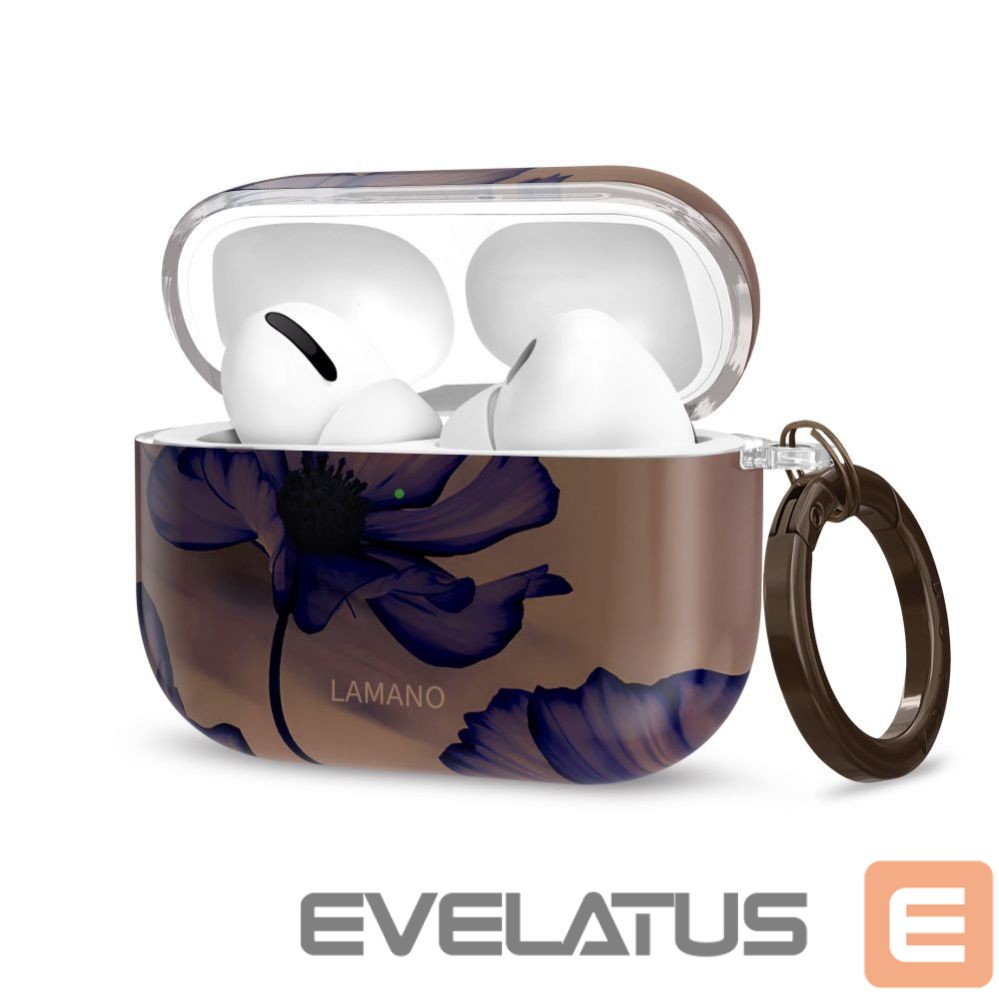 Citas preces Tech-Protect Tech-Protect Lamano case for AirPods 3 Pro - brown and purple