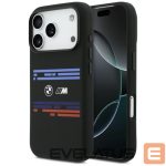 Citas preces BMW  BMW M Silicon Horizontal Line MagSafe Case for iPhone 17 Pro - Black 