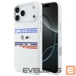 Citas preces BMW  BMW M Silicon Horizontal Line MagSafe Case for iPhone 17 Pro Max - White 
