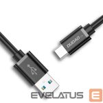Kabelis Dudao  Dudao cable USB cable - USB Type C Super Fast Charge 1 m black (L5G-Black) 