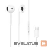 Проводные наушники Dudao  USB Type-C connecto Stereo Headset New ergonomic earplugs design X3C White