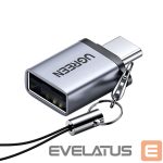 Parveidotājs Ugreen  US270 USB-C (Male) / USB-A 3.0 (Female) Adapter with Lanyard Space Gray