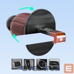 Auto turētājs Dudao  Dudao F2+ smartphone holder for air vent, clamp - black 
