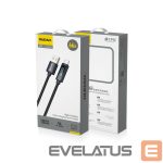 Kabelis Dudao  Dudao L7T USB-A - USB-C 66W Cable with LED Display 1m - Black 