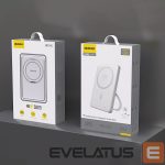 Ārējais akumulators Dudao  Dudao K28S 20W PD 5000mAh Powerbank with MagSafe and Stand - Silver 