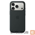 Aizmugurējais vāciņš Apple  iPhone 17 Pro Silicone Case with MagSafe – Black 