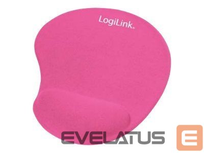 Datora pele Logilink ID0027P Mouse Pad, Silcon Wrist, Pink |