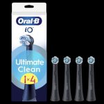 Zobu birste Oral-B  Replaceable toothbrush heads | iO UltimateClean | Heads | For adults | Number of brush heads included 4 | Black 