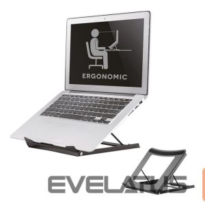 TV kronšteini NEOMOUNTS  NSLS075BLACK Laptop stand - 10-16" - max 5 kg - 5 height positions - foldable - compact - universal - black 