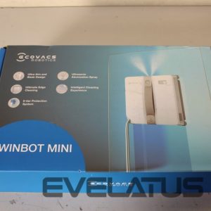 Portatīvais dators Ecovacs  SALE OUT.  Window cleaning robot WINBOT MINI, Auto-Spray, Steady climbing system, WIN-SLAM 3.0, Grey |  Windows Cleaner Robot | WINBOT MINI GREY | Corded | Grey | DAMAGED PACKAGING, USED, DIRTY, USED LIQUID BOTTLE 