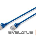 Parveidotājs Digitus  CAT 6A F-FTP Slim Patch Cable, 0.5 m | DK-1632-A-005S-B | Blue 