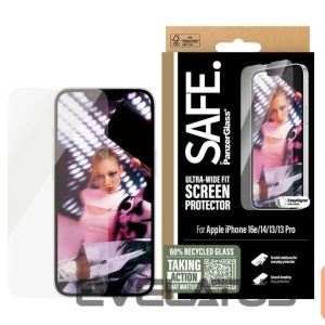 Aizmugurējais vāciņš PanzerGlass  Screen protector | Apple | iPhone 16e/14/13/13 Pro | Glass | Transparent | Ultra-Wide Fit W. Aligner 
