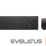 Datora tastatūra Lenovo  Essential Wireless Combo Keyboard & Mouse Gen2 Black-US Euro | 
