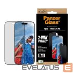 Aizmugurējais vāciņš PanzerGlass  Screen protector | Apple | iPhone 17/iPhone 16 Pro | Tempered Glass | Transparent | Ultra-Wide Fit w. EasyAligner 