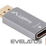 Lādētājs Lanberg  Displayport (M)->HDMI(F) Adapter 4K, Silver 